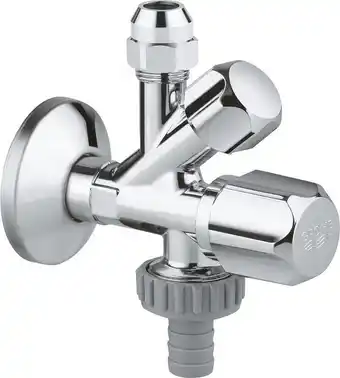 Bol.com Grohe hoekstopkraan - 1/2x3/8 kunststof greep 1st aanbieding