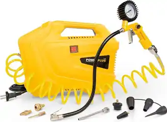 Bol.com Powerplus powx1706 compressor - 1100w - 8 bar aanbieding