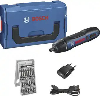 Bol.com Bosch professional go schroefmachine - 3.6v accu - 5nm - 1/4 - incl. 25-delige bitset in koffer aanbieding