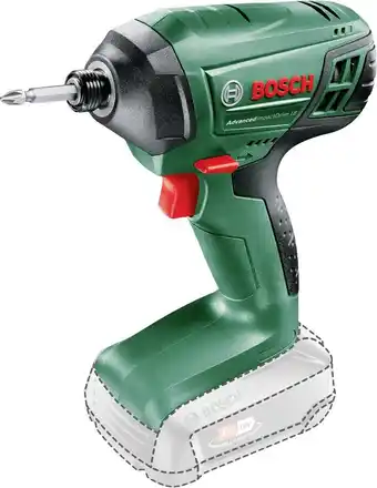 Bol.com Bosch advancedimpactdrive 18 accu slagmoeraanzetter - incl. dubbele schroefbit - zonder 18 v accu en oplader aanbieding