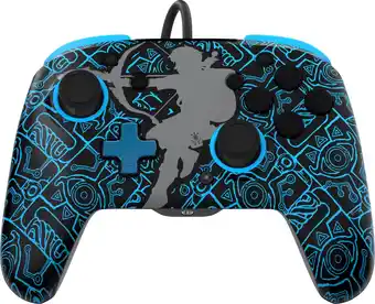 Bol.com Pdp rematch - bedrade nintendo switch controller - glow in the dark - zelda sheikah shoot aanbieding