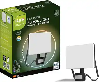 Bol.com Calex smart outdoor - slimme led schijnwerper - led floodlight met bewegingssensor - voor buiten - 24w aanbieding