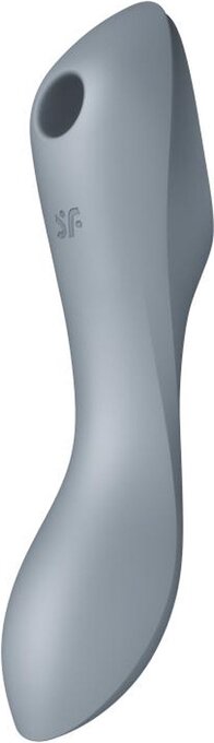 Bol.com Satisfyer - curvy trinity 3 insertable air pulse vibrator blue grey aanbieding