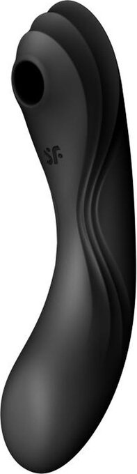 Bol.com Satisfyer - curve - trinity 3-in-1 vibrator - zwart aanbieding