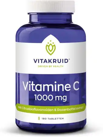 Bol.com Vitakruid vitamine c 1000 mg - 180 stuks aanbieding