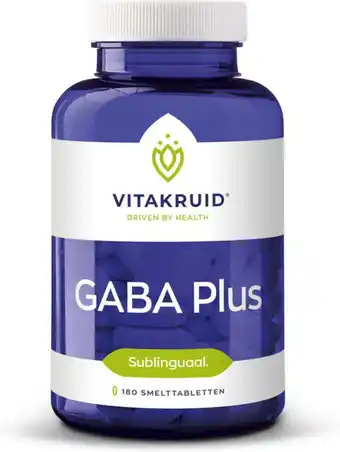 Bol.com Vitakruid - gaba plus - 180 smelttabletten aanbieding