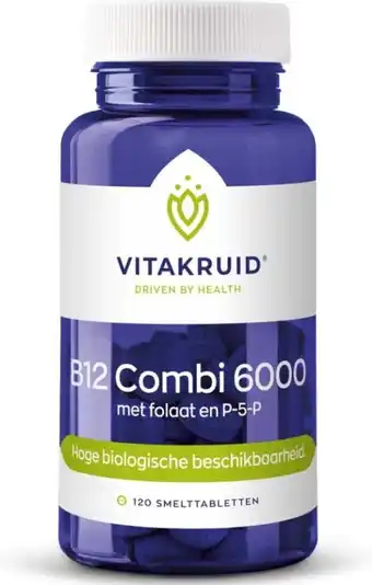 Bol.com Vitakruid b12 combi 6000 120 tabletten aanbieding