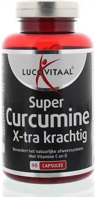 Lucovitaal - super curcumine x-tra krachtig - 90 capsules - voedingssupplement