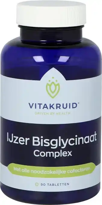 Vitakruid ijzer bisglycinaat complex - 90 tabletten