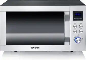 Bol.com Severin mw 7777 - magnetron - mini oven - vrijstaand - keramische bodem - rvs - zilver aanbieding