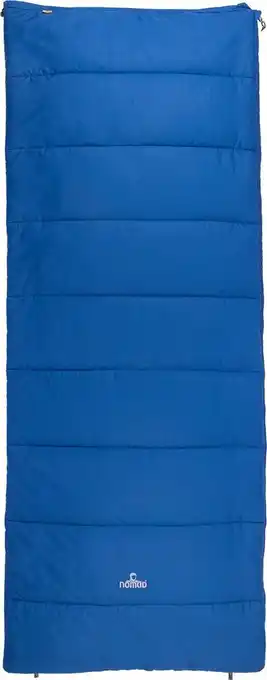 Bol.com Nomad blazer slaapzak | 205x80cm blauw | lichtgewicht & kwalitatief | slaapzak | incl hoes | katoen | gevoerde tochtstrook 11 aanbieding