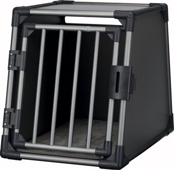 Bol.com Trixie vervoersbox aluminium grafiet - m 74x55x61 cm aanbieding