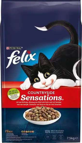 Bol.com Felix countryside sensations - katten droogvoer - rund, kip & groenten - 7.5kg aanbieding