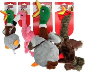 Bol.com Kong shakers honkers duck - hondenspeelgoed - grijs bruin groen large aanbieding