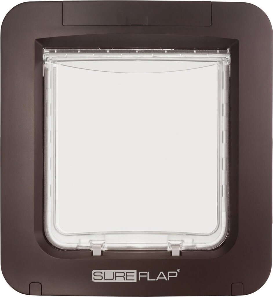 Bol.com Sureflap microchip huisdierluik l - bruin - 18 x 17 cm aanbieding