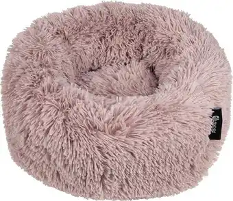 District 70 fuzz - hondenmand comfortabel en zacht pluche - maat: small, kleur: zand