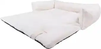 District 70 nuzzle - antislip hondenmand voor op de bank - maat: l - 85 x 75 x 19 cm, kleur: merengue