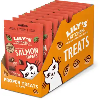 Bol.com Lily's kitchen - kattensnacks - met zalm - 10 x 60 g aanbieding