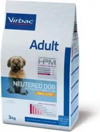 Bol.com Virbac hpm - adult small & toy - neutered dog - 7kg aanbieding