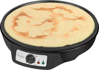 Bol.com Bestron crepe maker voor crêpes met ø 30cm, pannenkoekenmaker incl. deegverdeler & crêpeskeerder, met antiaanbaklaag & indica aanbieding