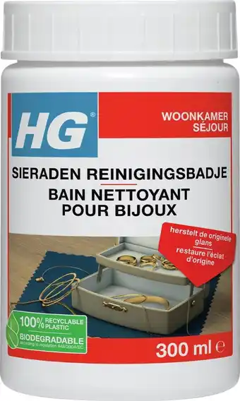 Bol.com Hg sieraden reinigingsbadje - 300 ml - inclusief borstelje en pincet aanbieding