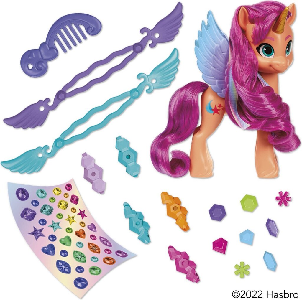 Bol.com My little pony ribbon hairstyles sunny starscout - speelfiguur aanbieding