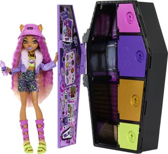 Bol.com Monster high skulltimate secrets - pop - clawdeen wolf met garderobe aanbieding