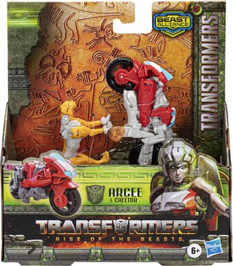 Bol.com Transformers rise of the beast arcee & cheetor - actiefiguur aanbieding