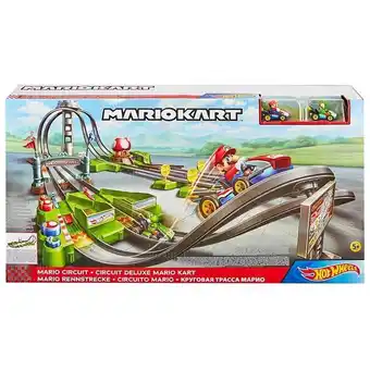 Bol.com Hot wheels mario kart mario circuit trackset speelset - racebaan met super mario en yoshi aanbieding