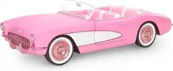 Bol.com Barbie the movie auto - barbie film auto - roze corvette convertible aanbieding