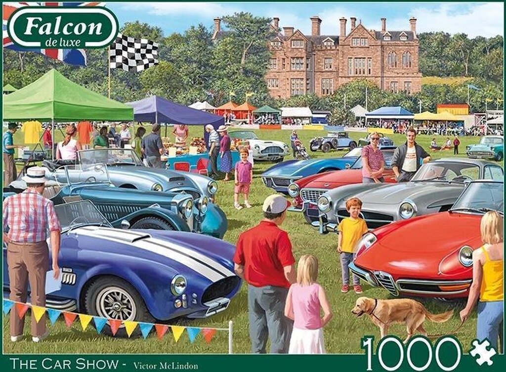Bol.com Falcon puzzel the car show - legpuzzel - 1000 stukjes aanbieding