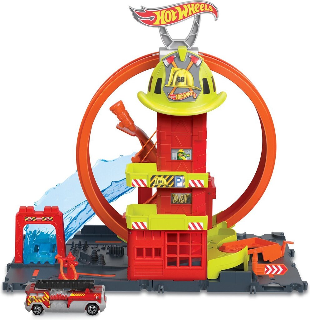 Bol.com Hot wheels city super fire station aanbieding