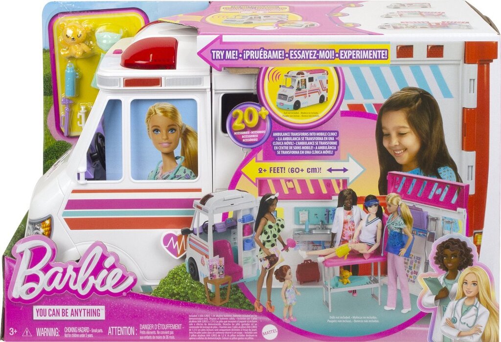 Bol.com Barbie you can be anything - ambulance - poppenauto - barbie ambulance aanbieding