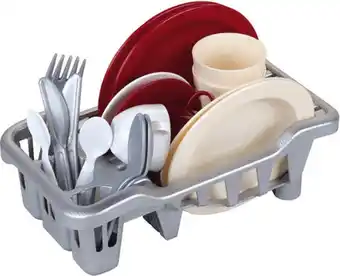 Bol.com Afwasrekje met servies en bestek 19-delig - schoonmaakset kinderen aanbieding