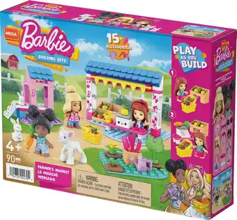 Bol.com Mega construx barbie boerenmarkt bouwset - 90 bouwstenen aanbieding