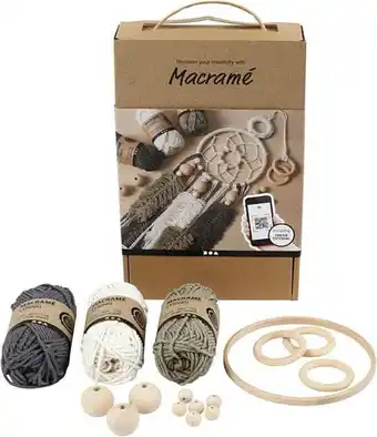 Bol.com Macramé-knopen ontdekkingspakket - 2 mm - hobbykoord aanbieding