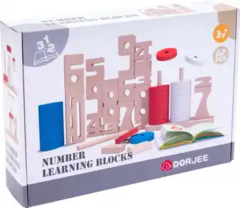 Dorjee houten nummer blokken