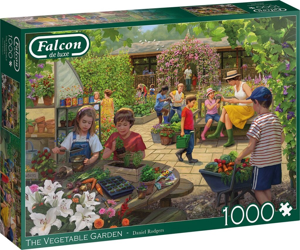Bol.com Falcon puzzel the vegetable garden - legpuzzel - 1000 stukjes aanbieding