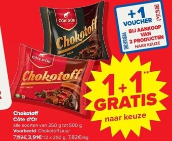 Carrefour Chokotoff côte d’or aanbieding