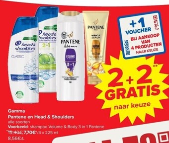 Gamma pantene en head & shoulders