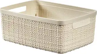 Bol.com Curver jute opbergmand - s - 5l - offwhite aanbieding