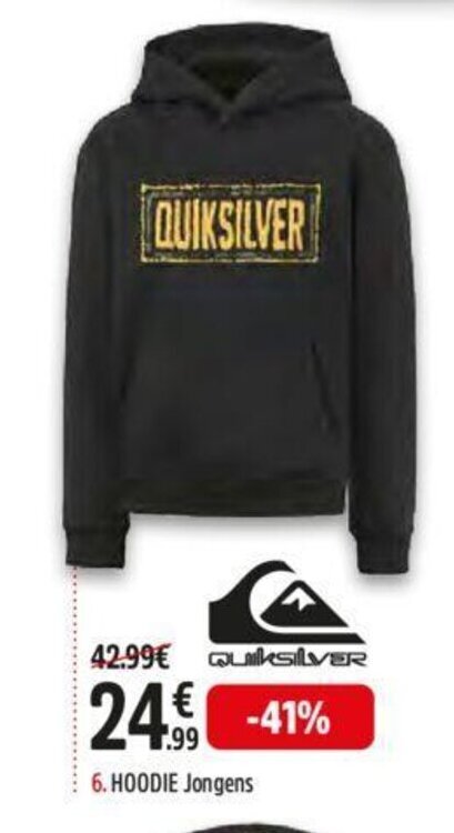 Intersport HOODIE ECHOED BEAT EDMORE JONGENS aanbieding