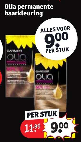 Kruidvat Olia permanente haarkleuring aanbieding