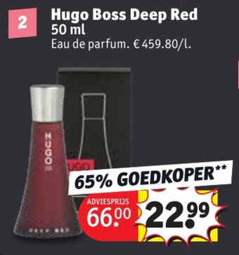 Kruidvat Hugo Boss Deep Red 50 mL aanbieding