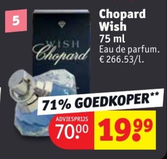 Kruidvat Chopard Wish 75mL aanbieding