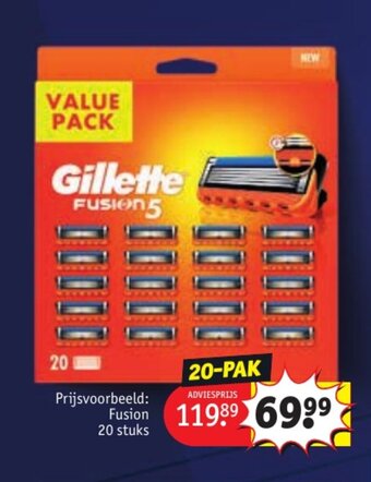 Kruidvat Gillette Fusion 5 aanbieding
