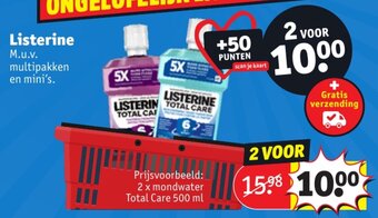 Kruidvat Listerine aanbieding
