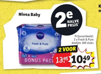 Kruidvat Nivea Baby aanbieding