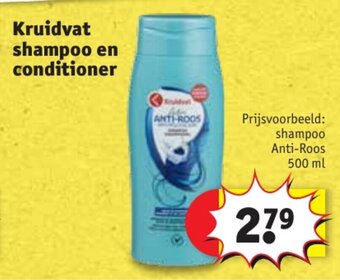 Kruidvat Shampoo en conditioner aanbieding