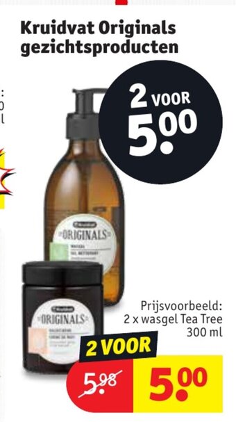 Kruidvat Originals gezichtsproducten aanbieding
